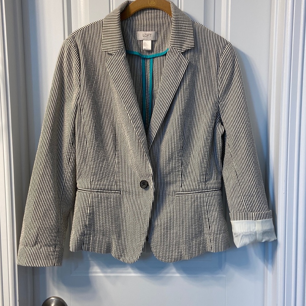 Loft Size 6 Summer Spring Blazer EUC